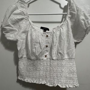 New- Off  shoulder white  top